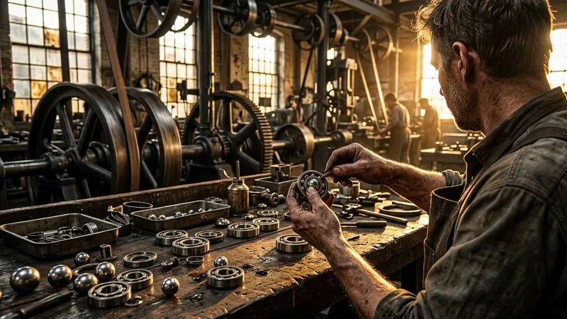 Roulements à billes & révolution industrielle : histoire